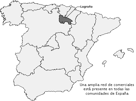 localización distribuidor en Logroño